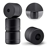 4 Pack Speaker Isolation Feet, 32 * 25mm Aluminum Speaker Spike Pads, Anti-Vibration & Non-Slip Isolation Pads for Audio Equipment, Amplifier, Subwoofer, Turntable Isolation Feet with High Capacity
