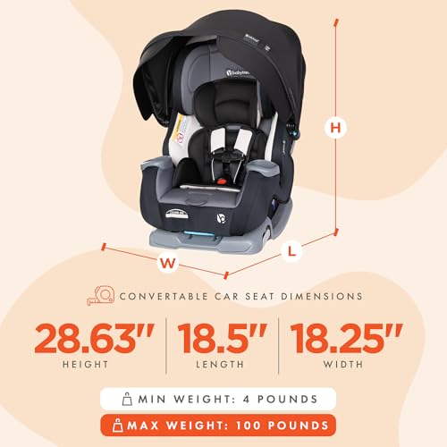 Baby Trend CV89D18B Cover Me 4 In 1 Adjustable Infant Toddler Convertible Car Seat thumb #1
