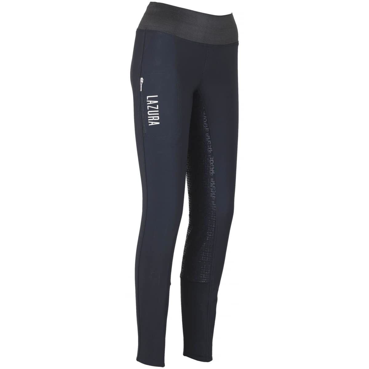 Lazura - Winter-Reitleggings für Damen Emma – Schwarz – Gr. 36-44