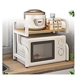 Facile à installer : ce petit support pour micro-ondes installé avec des accessoires, peut être assemblé en 10 minutes.