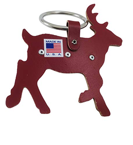 Westmon Works Christmas Reindeer Sleigh Bells Door Hanger With Brass Bells And Red Leather Made In The Usa #TOP1