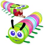 Play Tunnel for Kids,180cm Pop Up Baby Tunnel Toddlers Crawl Tunnel Kid Toys for Indoor Outdoor (Multicoloured)