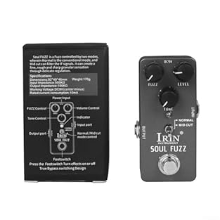 【Multiple Effects】This guitar effect pedal combines wah, distortion, overdrive, delay, reverb, and compressor functions, offering a wide range of sound effects for players. 【Compact and Portable】With a small size and lightweight design, this pedal is...