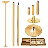 Portable Stripper Pole | Removable Steel Exercise Pole 45mm - Rotating and Static Modes Professional Daning Equipment - for Club Pub Studios Home