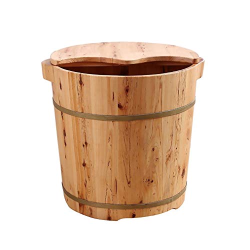 Bañera de sauna para pies de madera para pedicura