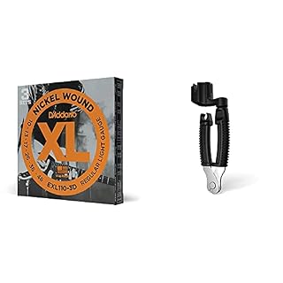 D’Addario EXL110-3D Cordes en nickel pour guitare électrique Regular Light 10-46 3 jeux + Planet Waves DP0002 Pro-Winder… - Les Beatles, Paul McCartney, John Lennon, RIngo Starr, George Harrison