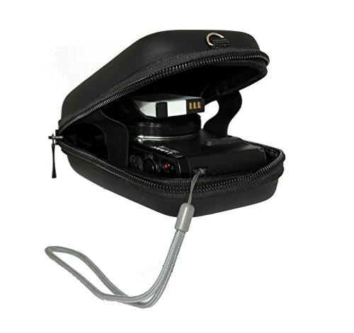 Water-Resistant Hard Case with Pouch for Panasonic Lumix DMC-TZ80 TZ70 TZ60, Canon IXUS 285 275 HS, 185,180,SX730 SX720 SX620 SX610, Sony HX90 WX350 W800 RX100,Nikon A10.
