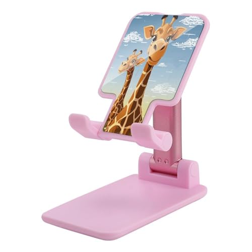 Support de téléphone bureau pliable girafe pour éviter les douleurs de cou