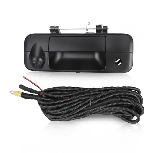 Image of Rear View Back up Camera Tailgate Handle Compatible with Toyota Tundra 2007 2008 2009 2010 2011 2012 2013 Replaces 69090-0C050, 690900C051, 81214