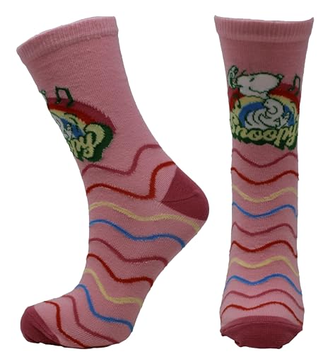 Budget Gifts Snoopy Peanuts Ladies Woman's Socks Size 6-10
