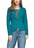 patrizia pepe blazer petrol breiters Revers Q/S designed by - s.Oliver Damen 510.10.101.14.152.2058944 Blazer, Petrol, L