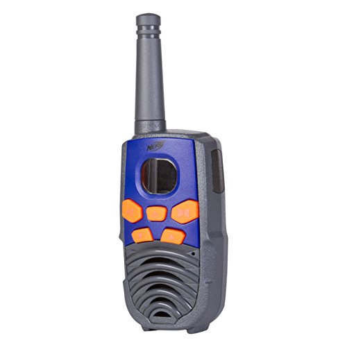 Nerf 10 Mile Walkie Talkies Set 37756 | Delivers Transmission With 10 Mile Communication Range, Flexible Safety Antenna & Morse Code With On/Off Switch (Orange & Black) #TOP2