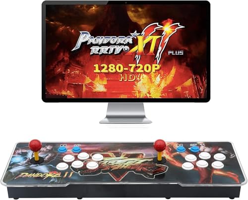 Maquina Arcade 2025 con 29.000 Titulos. Consola Arcade Que Incluye 6 Botones por Jugador, 2 joysticks Estilo Posibilidad de añadir Juegos Guardado de Partida
