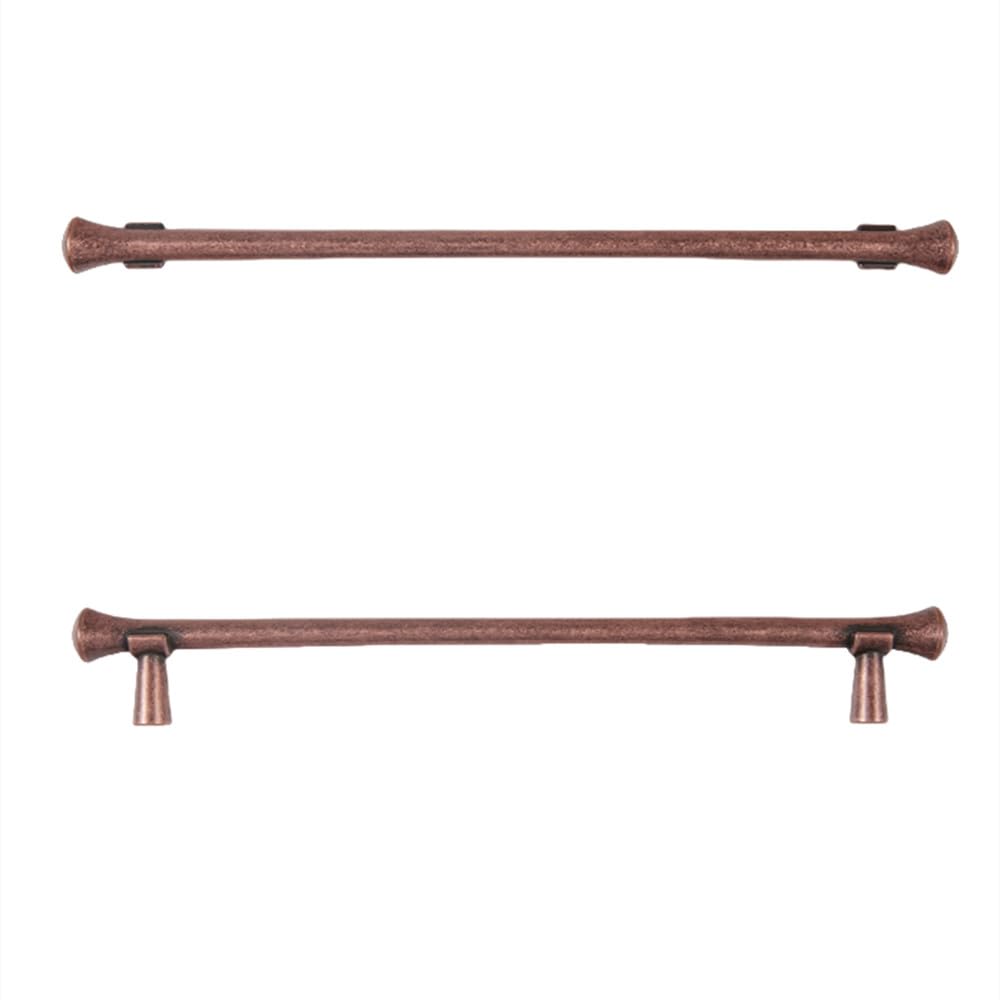 Boutons en T en laiton antique et acier pour dressing chic