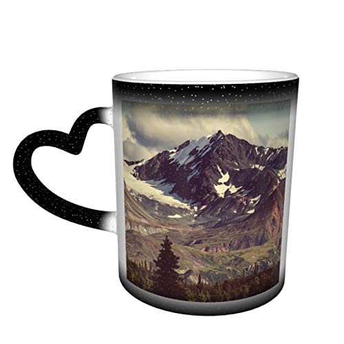 Arctic Landscape Alaska Mountains Scenery �R�[�q�[�}�O�A�R�[�q�[�e�B�[�ƃR�R�A�p�̃Z���~�b�N�}�O�A�v�����g�J�b�v�A��̐F���ς��}�O�A�t�@�j�[�J�b�v