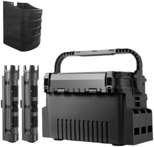 Wafity ロッドホルダー付きタックルボックス 43x28x23cm