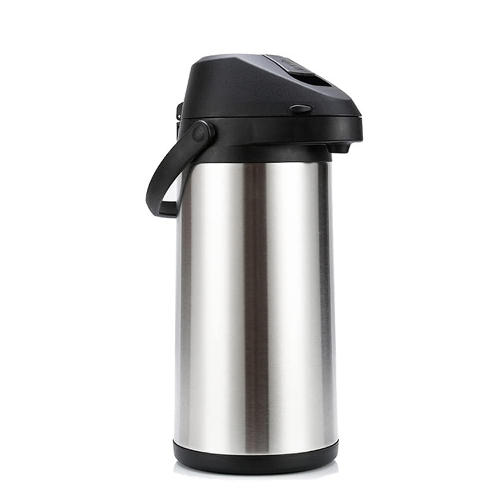 Termo, Jarra De Aire con Aislamiento Al Vacío para Catering, para Bebidas Frías Y Calientes, Té, Café, Dispensador De Bebidas, Olla De Aislamiento De Acero Inoxidable,2.5L