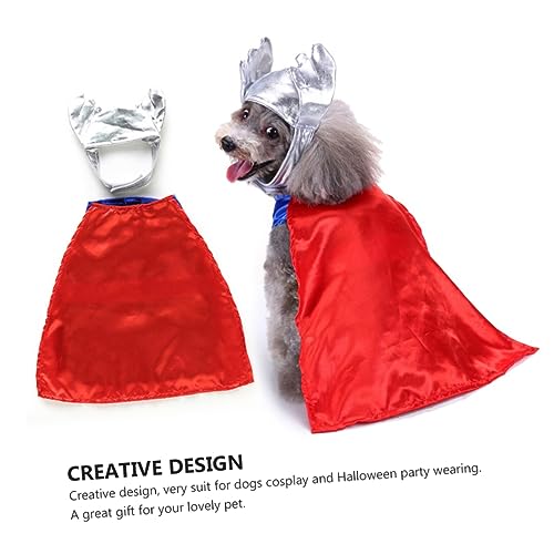 Disfraz para perros Abaodam para Halloween con sombrero miniatura 5