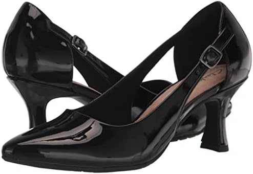 Clarks Women's Kataleyna Rae Pump, Black Patent Synthetic, 8 | Image 6