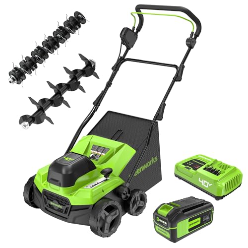 Greenworks 40V 15-Inch Cordless Dethatcher