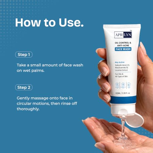 Image of 2% Salicylic Acid Oil Control Face Wash | For Oily & Acne-Prone Skin | With Niacinamide, Tea Tree Oil | Helps Reduce Pimples | Unclogs Pores | Controls Excess Oil | 100ml