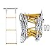 Produktbild Touguqing Strickleiter Feuerleiter 2-6 Stockwerke Tragbare Rettungsleiter mit Karabinern, 3m 5m 8m Nylon Kletterleiter Perfekt für Indoor/Outdoor, Einfach zu Bedienen(Size:3m)