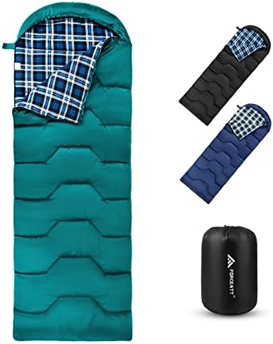 Forceatt Sacco a Pelo, -8°C-15°C Sacco a Pelo 4 Stagioni in Flane...