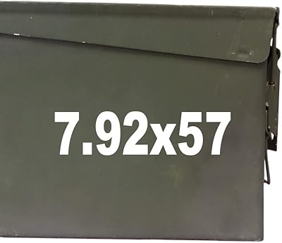 FGD 7.92x57 Ammo Box Decal Sticker Label Set Two 5.75