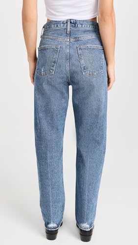 AGOLDE Women's 90s Mid Rise Straight Jeans3