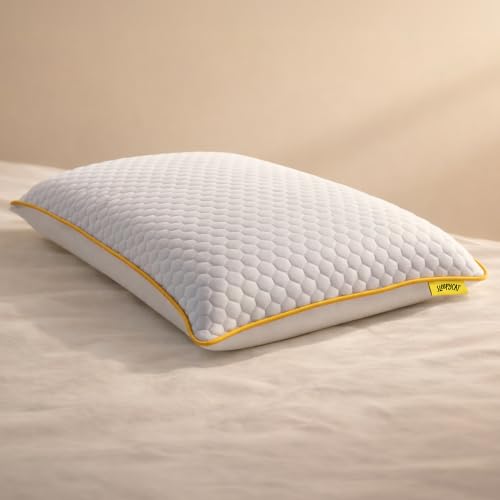SleepyCat Orthopaedic Memory Foam Pillow for Better Shoulder and Neck Support, 1 Piece (Small Size, 22x14x4 inches, White, Bamboo Fabric) - Image 2