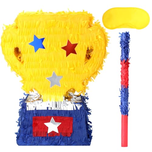 Piñata trophée de fête à offrir pour animation anniversaire et jeux enfants
