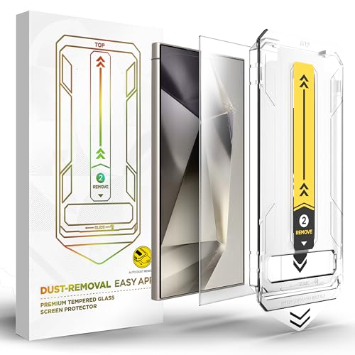 Image of Auto Dust Removal Tempered Glass Kit for S24 Series (S24 Ultra (Pack of 2))