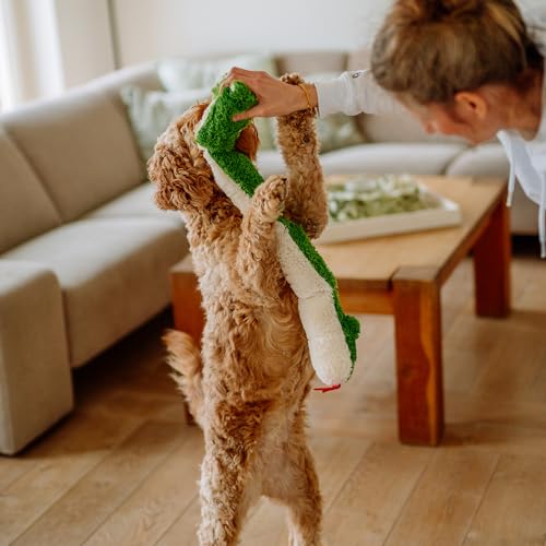 Nobby Plüsch Schlange für Hunde, grün 85 cm, 1 Stück