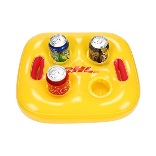 vanki 1 PCS Inflatable Coasters Drink Holder For Water Pool Swimming Float
