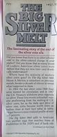 The Big Silver Melt 0025843605 Book Cover