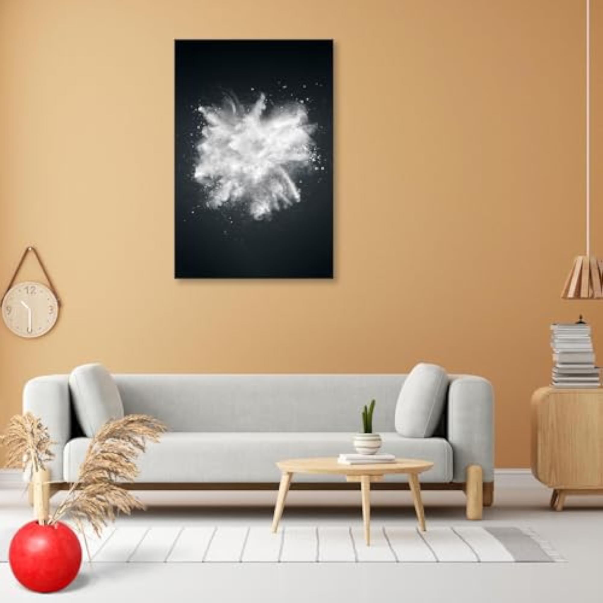 White Cloud Peel & Stick Vinyl Wall Sticker