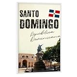 artboxONE Poster mit weißem Rahmen 45x30 cm Städte Santo Domingo, Domrep - Bild santo domingo