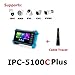 POEMYSIR 12MP IPC Tester 8MP/AHD/CVI/TV/SDI CCTV Tester with VGA Input 5.4in CCTV Monitor for IP Camera Tester CFTV Tester - Kabeltester(IPC-5100C Plus)