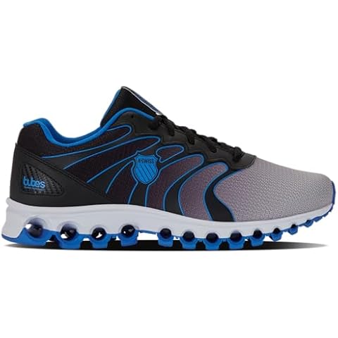 K-Swiss Men's Tubes 200 Training Shoe, Black/Brilliant Blue/Vapor Blue White, 10.5 M Cover