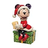 Figura de Disney Traditions Disney Traditions, Figura de Minnie Mouse disfrazada de Mamá Noel, Resina, Multicolor, Enesco