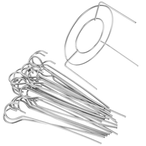 UTHCLO Support Brochettes Barbecue Acier Inoxydable pour Friteuse à Air Tour Suspendue avec Brochettes Métalliques Verticales pour Cuisson Uniforme des Viandes et Légumes