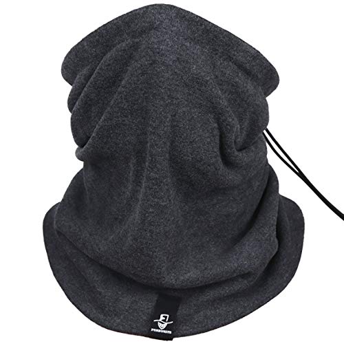 Femmes Hommes Plus Chaud Hiver Cou Guêtre Bandana Ski Tube écharpe Cagoule Masque de Couverture du Visage (Gris) Cover