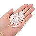 YOKIVE 50 Pcs Plastic Dart Tips, Game 2BA Thread Soft Darts Tips Replacements Dart Accessory | Indoor Outdoor Play (White)