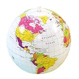 SEWACC Pelota De Playa Inflable Con Mapa Del Mundo Para Piscina Juegos...