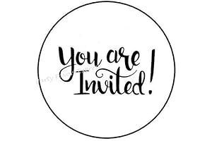 1.5 Inch You're Invited Stickers | Premium Wedding, Birthday Envelopes Seals for...