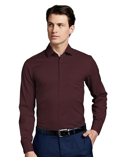 Image of Symbol Premium Men's Wrinkle-Resistant Regular Fit Cotton Formal Shirt