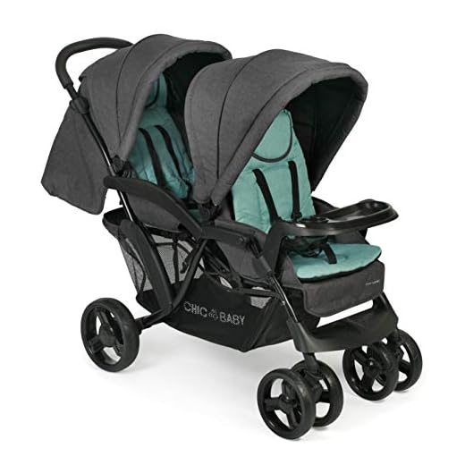 CHIC 4 BABY 273 65 Doppio - Carrito convertible, color verde menta