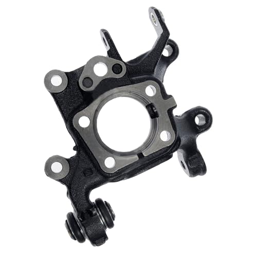 Image of Detroit Axle - Rear Right Steering Knuckle for Toyota 2006-2018 RAV4 2015-2019 Lexus NX200t NX300 NX300h, Passenger Side Steering Knuckle Assembly 2016 2017 2018 Replacement