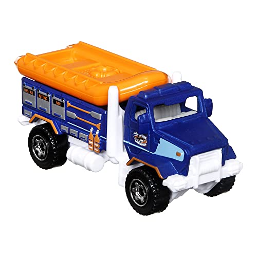 Matchbox Hitch & Haul Die-Cast Vehicle Playset - Deep Sea Diver Shark Attack Rescue ~ 7 Piece Set ~ Rapids Rescue Truck With Detachable Raft Pulls Trailer With Jet Ski ~ Includes Shark And 2 Divers #TOP3