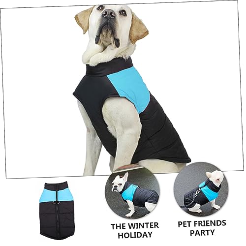 Chaleco cálido para perros cachorros ropa de algodón ligera traje de otoño 5